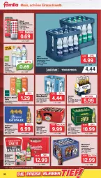 Gazetka promocyjna Famila - Prospekte - Gazetka - ważna od 15.10 do 15.10.2022 - strona 20 - produkty: Alwa, Bad, bier, bio, budweiser, corona, corona extra, drink, Effect, eis, elle, energy drink, flasche, Hemelinger, jever, kellerbier, mineralwasser, mönchshof, monte, oettinger, pils, reis, säfte, Spezi, Ti, vilsa, wasser, ZTE
