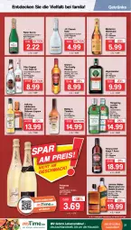 Gazetka promocyjna Famila - Prospekte - Gazetka - ważna od 15.10 do 15.10.2022 - strona 21 - produkty: Aalborg, aust, black label, blended scotch, blended scotch whisky, bourbon, decke, dry gin, ecco, eis, elle, flasche, freixenet, Germ, getränk, getränke, gin, Havana Club, J.P. Chenet, jägermeister, johnnie walker, lack, lebensmittel, liqueur, london dry, london dry gin, mariacron, Meister, ouzo, ouzo 12, reis, Ria, scotch, scotch whisky, sekt, Tanqueray, Ti, tiramisu, wein, weinbrand, whisky, ZTE