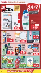 Gazetka promocyjna Famila - Prospekte - Gazetka - ważna od 15.10 do 15.10.2022 - strona 22 - produkty: Bad, Beba, beutel, bürste, deo, deospray, duschdas, duschgel, eau de toilette, eis, elle, flasche, folgemilch, frucht, gin, hipp, Kugel, LG, milch, nivea, Paw Patrol, püree, reis, Schal, Schale, schauma, schauma shampoo, schwarzkop, schwarzkopf, shampoo, shampoo oder spülung, spülung, teller, Ti, zahnbürste, ZTE