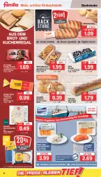 Gazetka promocyjna Famila - Prospekte - Gazetka - ważna od 15.10 do 15.10.2022 - strona 8 - produkty: brot, brötchen, ciabatta, Donut, donuts, Dr. Oetker, eis, Faktu, filet, garnelen, golden toast, Kaiser, kartoffel, kuchen, lachs, lachsfilet, lack, oreo, regal, reis, Schal, Schale, sinnack, spitzenqualität, Streuselkuchen, stube, Ti, toast, Toastbrot, würstchen, ZTE