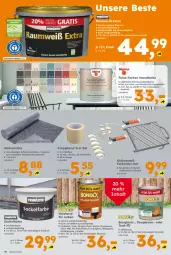 Gazetka promocyjna  - Gazetka - ważna od 28.03 do 28.03.2026 - strona 10 - produkty: abdeckvlies, Bau, Brei, brie, decke, eimer, Farbroller, Holz, holzlasur, latte, LG, nuss, Roller, Ti