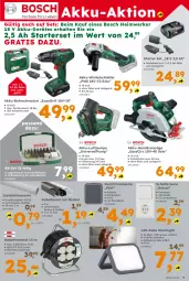 Gazetka promocyjna  - Gazetka - ważna od 28.03 do 28.03.2026 - strona 9 - produkty: akku, akku-bohrschrauber, Akku-Handkreissäge, Akku-Winkelschleifer, Arbeitsleuchte, Bohrschrauber, bosch, decke, Deckel, eis, Handkreissäge, Kabeltrommel, ladegerät, Leuchte, LG, ndk, ohne akku und ladegerät, reis, reiss, säge, Schal, steckdose, Ti, tisch, trommel, überhitzungsschutz, usb, Winkelschleifer