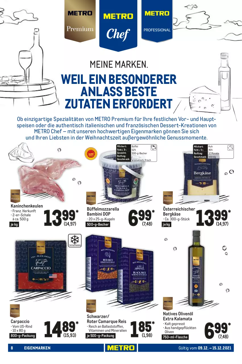 Aktueller Prospekt Metro - Food - von 09.12 bis 15.12.2021 - strona 8