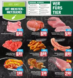 Gazetka promocyjna Hit - Prospekte - Gazetka - ważna od 30.04 do 30.04.2022 - strona 4 - produkty: auer, bio, braten, curry, eis, elle, ente, filet, fleisch, geschnetzeltes, gewürz, gulasch, im zarten saitling, kotelett, küche, Küchen, meica, Meister, Mett, monitor, pute, reis, Ria, rind, ring, schinken, schinkenschnitzel, schnitzel, schwein, schweine, schweinefilet, schweinerücken, Sport, steak, steaks, teller, Ti, Tiere, tisch, wein, weine, würstchen, Zelt, ZTE