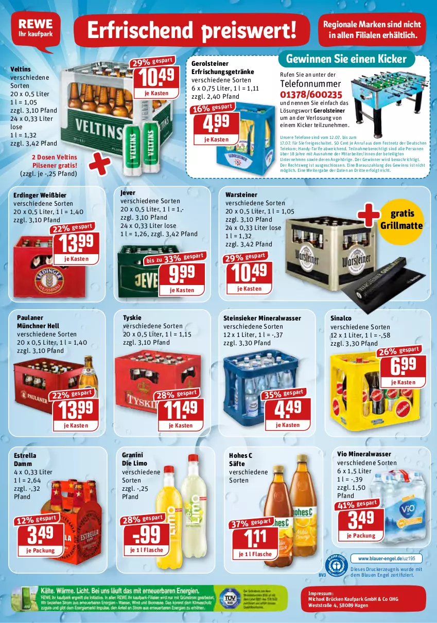 Aktueller Prospekt Rewe - REWE Ihr Kaufpark - von 12.07 bis 17.07.2021 - strona 20