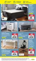 Gazetka promocyjna Lidl - Wochen-Highlights im Onlineshop - Gazetka - ważna od 19.02 do 19.02.2023 - strona 7 - produkty: auer, bett, boxspringbett, brie, chefsessel, eis, elle, erde, federkern, HP, latte, matratze, ndk, reis, ring, schreibtisch, schubladen, sessel, Sitztruhe, stuhl, Tasche, taschen, taschenfederkern-matratze, Ti, tisch, tischplatte, venus