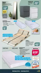 Gazetka promocyjna Netto - Angebote ab Montag - Gazetka - ważna od 19.03 do 19.03.2022 - strona 15 - produkty: aloe vera, eis, Germ, Holz, kissen, latte, lattenrost, LG, Liege, matratze, nackenkissen, schubladen, spiegel, Ti, tisch
