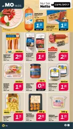 Gazetka promocyjna Netto - Angebote ab Montag - Gazetka - ważna od 19.03 do 19.03.2022 - strona 4 - produkty: Berger, burger, chili, eis, feinkost, fisch, Fischfeinkost, fleisch, fleischwurst, gnocchi, ilag, Käse, kühlmann, lachs, leberwurst, Mett, mettwurst, Mini-Salami, radeberger, Rauch, Rostocker, salami, salat, schinken, schnitzel, stockmeyer, Ti, Vegeta, wiener, wurst