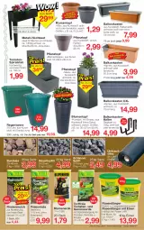 Gazetka promocyjna Jawoll - Prospekte - Gazetka - ważna od 25.06 do 25.06.2022 - strona 7 - produkty: blume, blumen, blumenerde, Blumentreppe, Brei, decke, Deckel, dünger, eimer, eis, erde, Gemüseerde, kraft, Kraut, kräuter, Pflanztopf, rasen, rasendünger, rind, rindenmulch, sac, Spezi, Ti, tomate, tomaten, topf, und gemüse