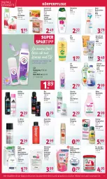 Gazetka promocyjna Rossmann - Prospekte - Gazetka - ważna od 24.02 do 24.02.2023 - strona 9 - produkty: Adidas, angebot, angebote, Bad, Bebe, beutel, body, body lotion, body milk, bodylotion, deo, deo roll-on, deospray, deospray 150 ml, Deostick, dove, dusche, erde, Frosch, garnier, isana, kneipp, körperpflege, Lotion, milch, oder deo roll-on, olive, palmolive, roll-on, S. Oliver, sana, sebamed, Seife, spartipp, Ti, Waschlotion