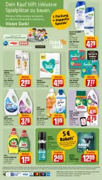 Gazetka promocyjna Rewe - Prospekte - Gazetka - ważna od 03.08 do 03.08.2024 - strona 16 - produkty: ariel, Bau, coupon, eis, fairy, feuchttücher, geschirr, geschirrspülmittel, gillette, lenor, lenor waschmittel, lenor weichspüler, lion, mac, orchidee, pampers, pampers baby dry, pantene, pantene pro-v, Pants, pril, pro-v, rasiergel, Rasierklinge, rasierklingen, reis, shampoo, Sport, spülmittel, spülung, telefon, Ti, tücher, vanille, venus, waschmittel, weichspüler, windeln