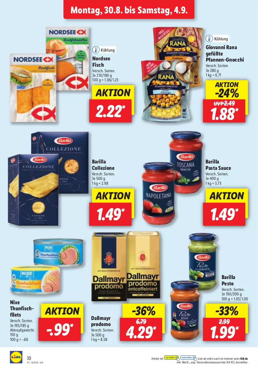 Aktueller Prospekt Lidl - Aktionsprospekt - von 30.08 bis 04.09.2021 - strona 10