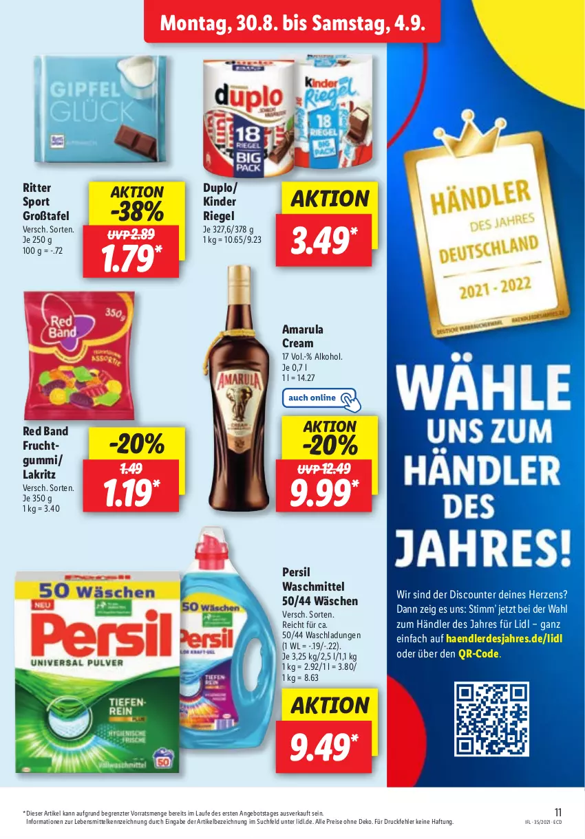 Aktueller Prospekt Lidl - Aktionsprospekt - von 30.08 bis 04.09.2021 - strona 11