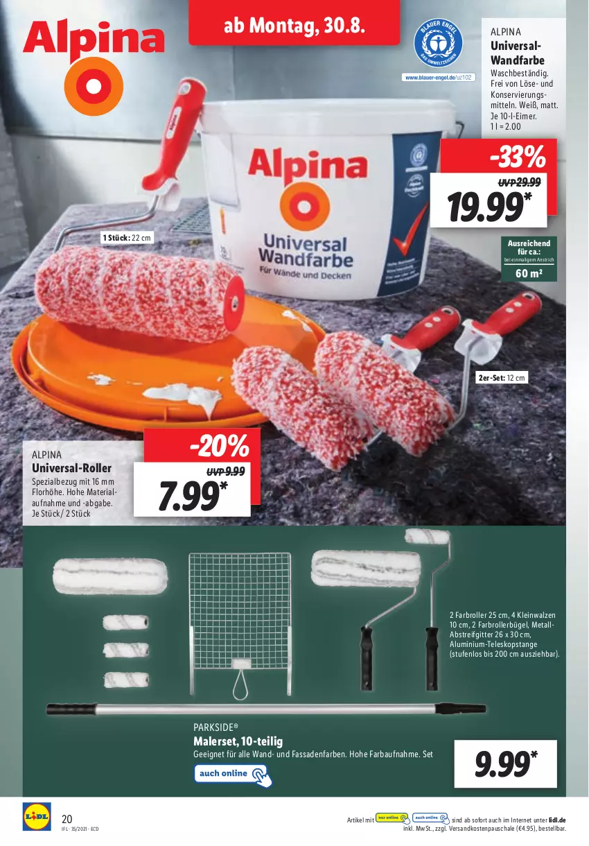 Aktueller Prospekt Lidl - Aktionsprospekt - von 30.08 bis 04.09.2021 - strona 20