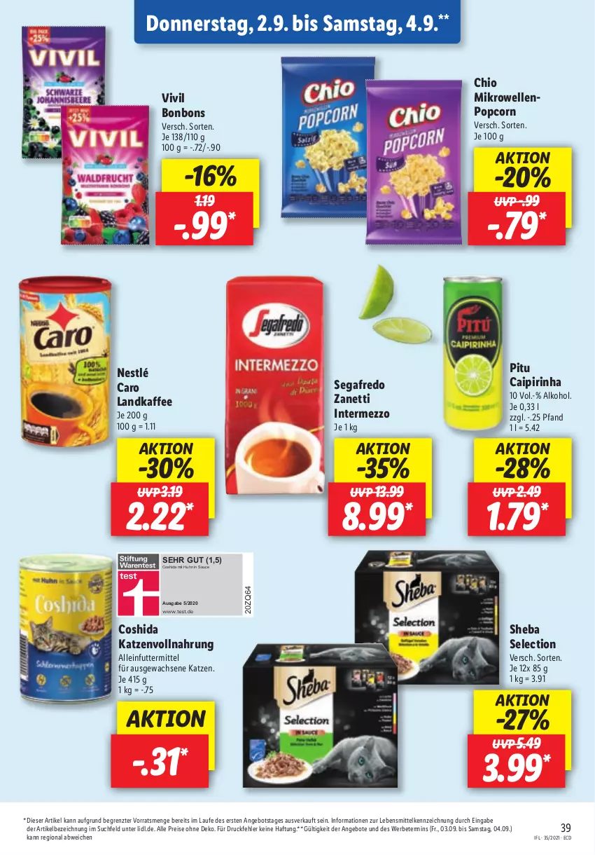 Aktueller Prospekt Lidl - Aktionsprospekt - von 30.08 bis 04.09.2021 - strona 39