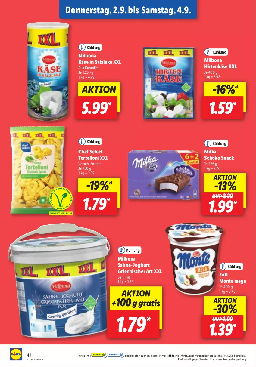 Aktueller Prospekt Lidl - Aktionsprospekt - von 30.08 bis 04.09.2021 - strona 44