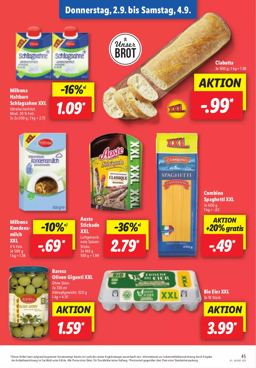 Aktueller Prospekt Lidl - Aktionsprospekt - von 30.08 bis 04.09.2021 - strona 45