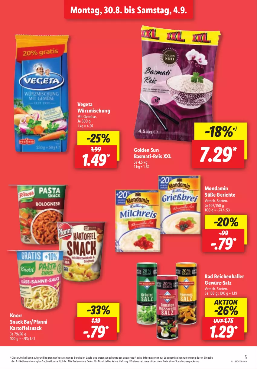 Aktueller Prospekt Lidl - Aktionsprospekt - von 30.08 bis 04.09.2021 - strona 5