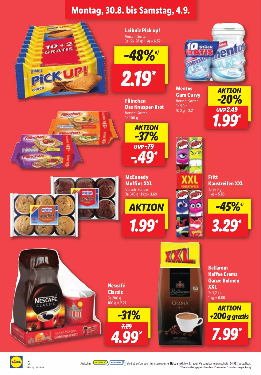 Aktueller Prospekt Lidl - Aktionsprospekt - von 30.08 bis 04.09.2021 - strona 6