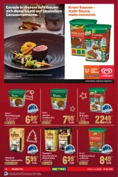 Gazetka promocyjna Metro - GastroJournal - Gazetka - ważna od 31.12 do 31.12.2021 - strona 16 - produkty: braten, delikatess sauce, eis, knorr, kraft, lieferservice, mehl, Metro, mondamin, reis, rind, sauce, suppe, suppen, Ti