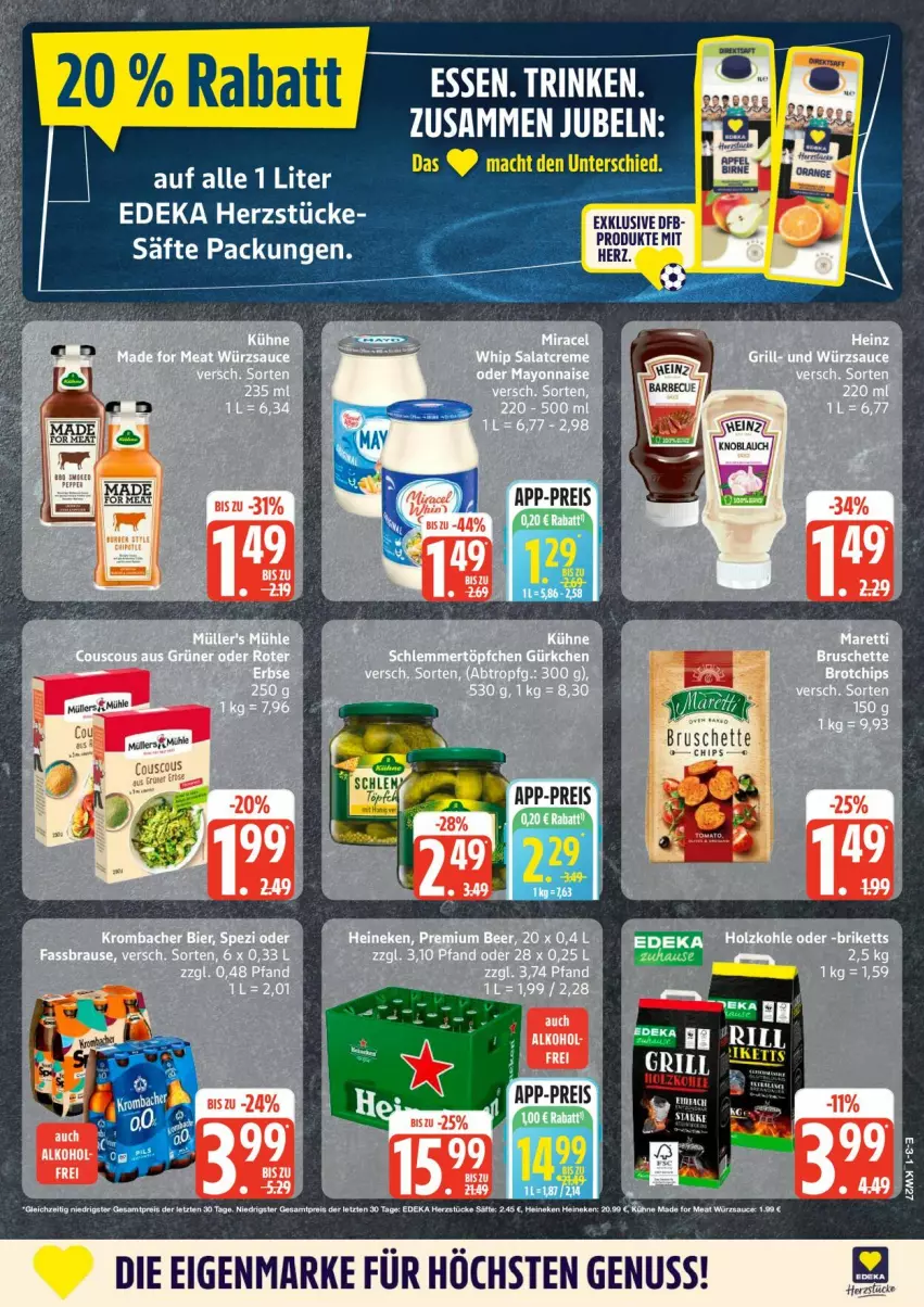 Aktueller Prospekt Edeka - Prospekte - von 29.06 bis 04.07.2026 - strona 3 - produkty: nuss, säfte, tee
