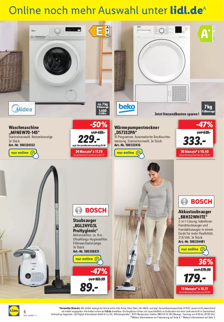 Aktueller Prospekt Lidl - Onlineshop-Highlights der Woche - von 01.11 bis 07.11.2021 - strona 6