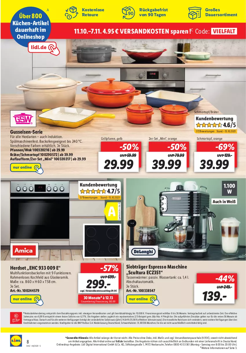 Aktueller Prospekt Lidl - Onlineshop-Highlights der Woche - von 01.11 bis 07.11.2021 - strona 8