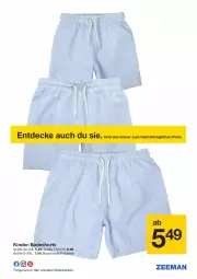 Gazetka promocyjna Zeeman - Prospekte - Gazetka - ważna od 03.05 do 03.05.2024 - strona 15 - produkty: Bad, badeshorts, Bau, baumwolle, decke, eis, Kinder, LG, reis, shorts, wolle