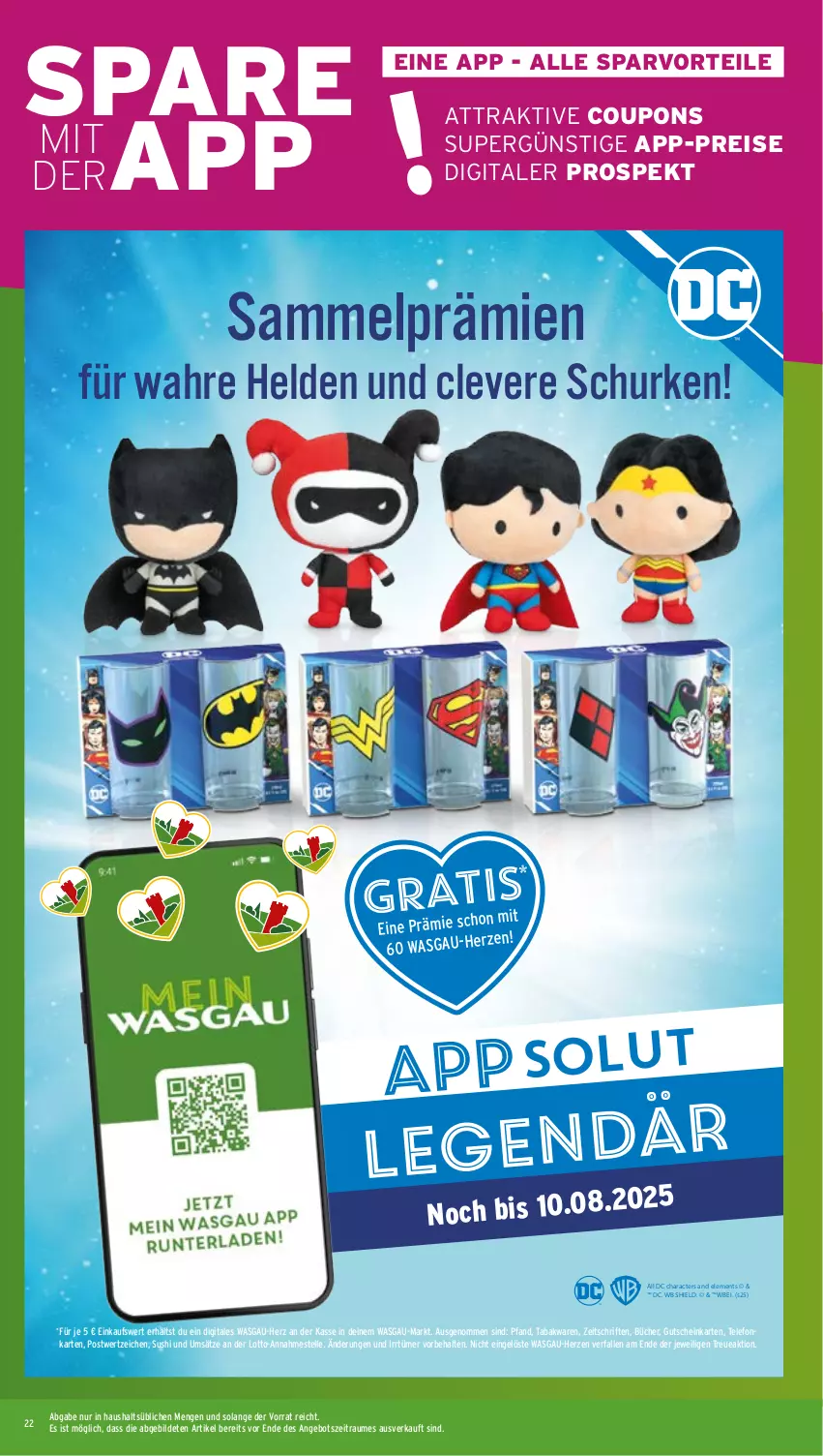 Aktueller Prospekt Wasgau - von 04.08 bis 09.08.2025 - strona 22 - produkty: angebot, coupon, coupons, eis, elle, gutschein, reis, Sushi, telefon, Ti
