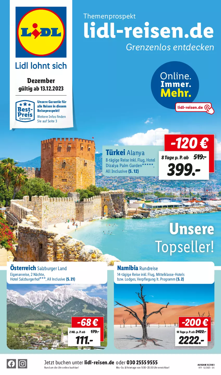 Aktueller Prospekt Lidl - Unsere Topseller! - von 13.12.2023 bis 15.01.2024 - strona 1 - produkty: buch, burger, decke, eier, eis, elle, reis, salz, Ti, uhr