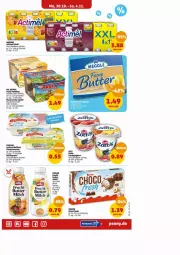 Gazetka promocyjna Penny - Prospekte - Gazetka - ważna od 04.11 do 04.11.2023 - strona 9 - produkty: actimel, actimel drink, Becher, butter, drink, Kinder, meggle, Paula, paula pudding, pudding, schoko, Ti, vanille, zott