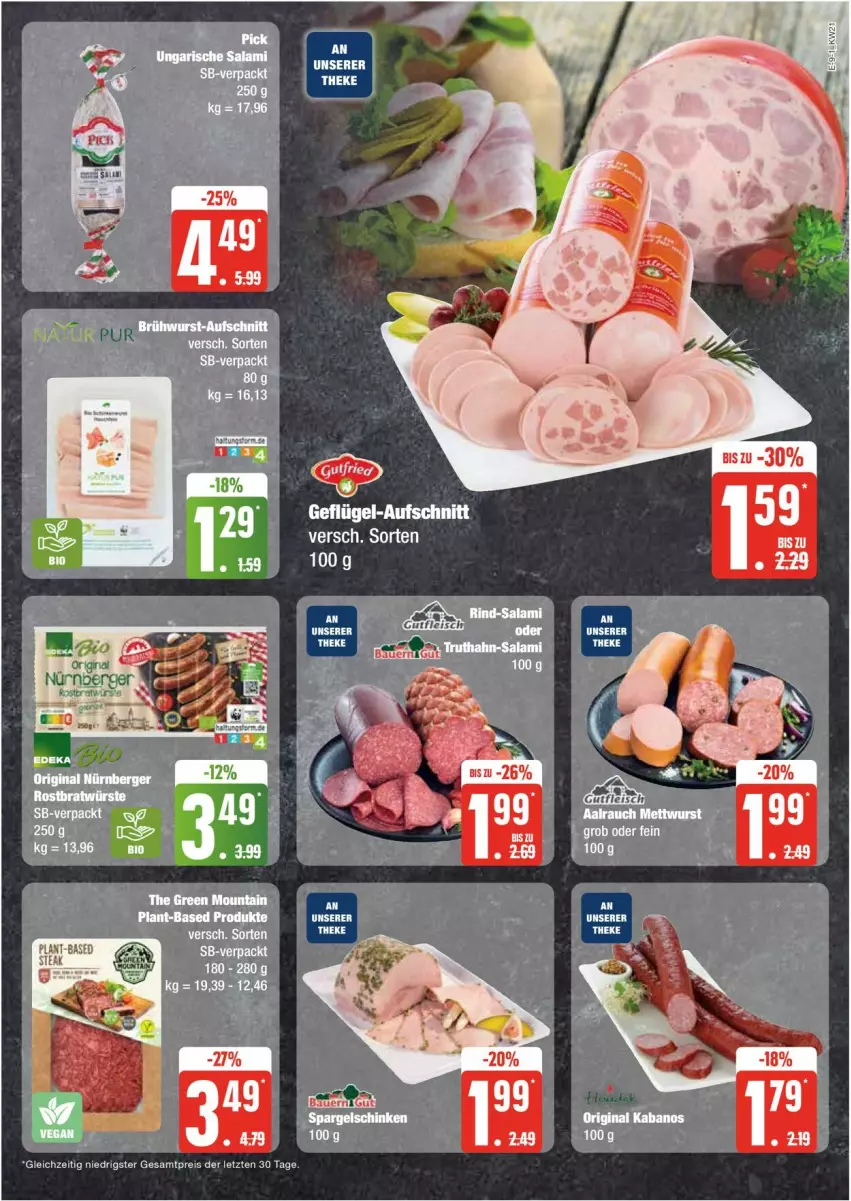 Aktueller Prospekt Edeka - Prospekte - von 20.05 bis 25.05.2024 - strona 9 - produkty: aufschnitt, eis, Geflügel, reis, Ti, ZTE