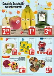 Gazetka promocyjna Edeka - Prospekte - Gazetka - ważna od 25.05 do 25.05.2024 - strona 4 - produkty: apfel, banane, bananen, Birnen, chips, eis, Falafel, früchte, grana, granatapfel, granatapfelkerne, gurke, gurken, LG, mango, mangos, obst, pflaume, pflaumen, Rana, reifen, reis, salat, snack, snacks, tafelbirnen, tomate, tomaten, Trockenfrüchte, tuc