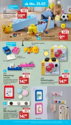 Gazetka promocyjna Aldi Nord - Aldi-Aktuell - Gazetka - ważna od 30.07 do 30.07.2022 - strona 17 - produkty: ACC, aufbewahrungsbox, bilderrahmen, decke, Deckel, dell, elle, gin, LEGO®, Mode, regal, Ria, Ti, wandhalterung, ZTE