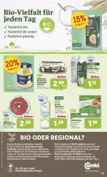 Gazetka promocyjna Combi - Prospekte - Gazetka - ważna od 20.07 do 20.07.2024 - strona 14 - produkty: Bau, bio, bio limo, brötchen, drink, drinks, dünger, eier, eis, ente, flasche, haltbare milch, leine, limo, limonade, limonaden, milch, natur, reis, rwe, salami, söbbeke, Sport, Ti, Tiere, vio bio limo, wiltmann, ZTE