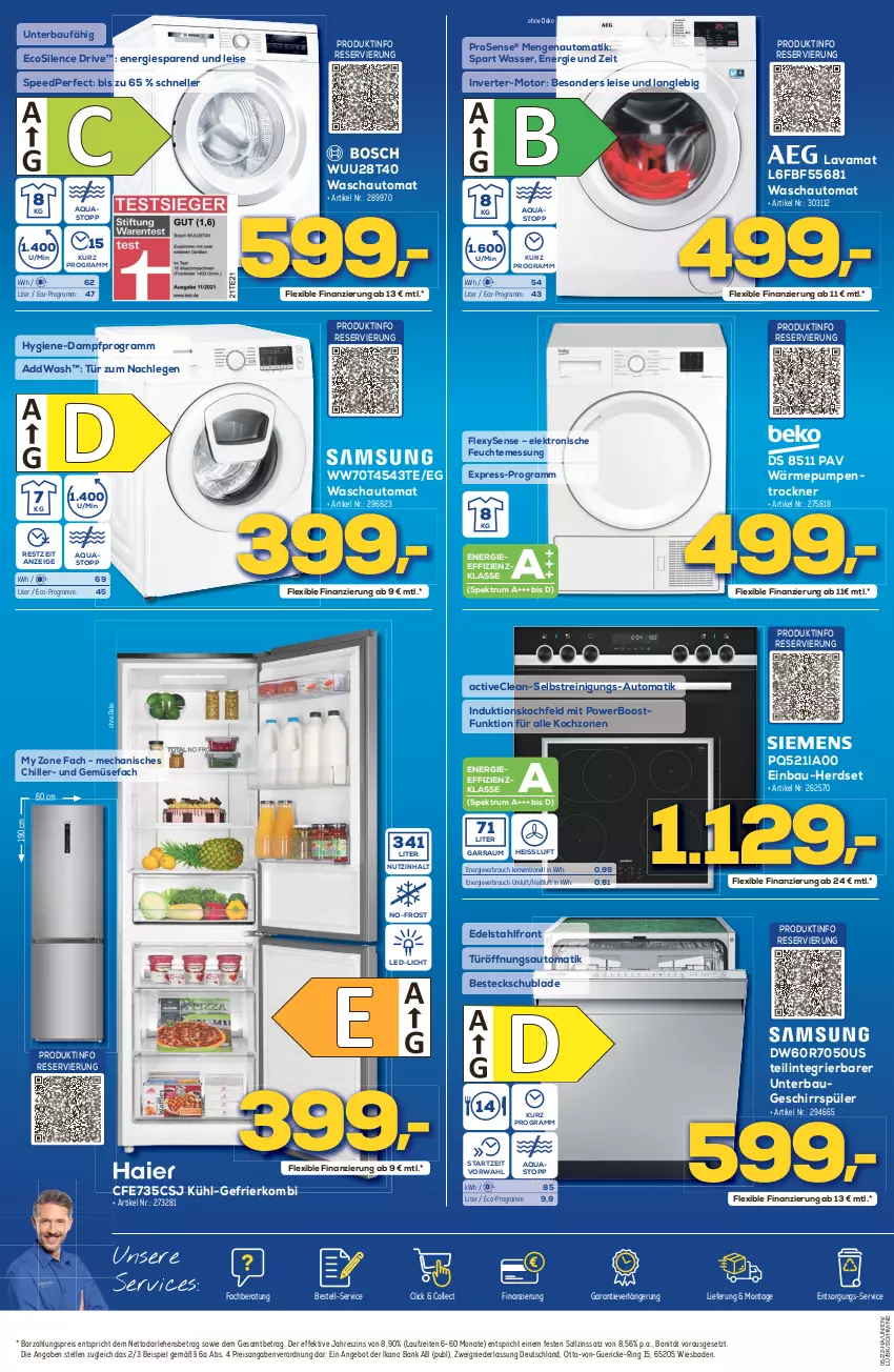 Aktueller Prospekt Berlet - Achtung!  - von 29.01 bis 05.02.2022 - strona 6 - produkty: addwash, angebot, aqua, aquastop, auto, Bad, Bank, Bau, besteck, edelstahl, einbau-herdset, eis, Elektro, elle, garraum, geschirr, geschirrspüler, herdset, induktionskochfeld, kochfeld, led-licht, Rauch, Reinigung, reis, ring, rosen, rum, spee, Spektrum, Ti, Trockner, und gemüse, wärmepumpentrockner, wasser