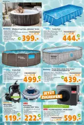 Gazetka promocyjna  - Prospekt für Globus Baumarkt  Achern - Gazetka - ważna od 09.07 do 09.07.2022 - strona 6 - produkty: abdeckplane, akku, ball, Bank, eis, fenster, hama, Holz, pool, Reinigung, reis, Ria, Schal, schlauch, tee, Ti, wasser, Whirlpool, ZTE