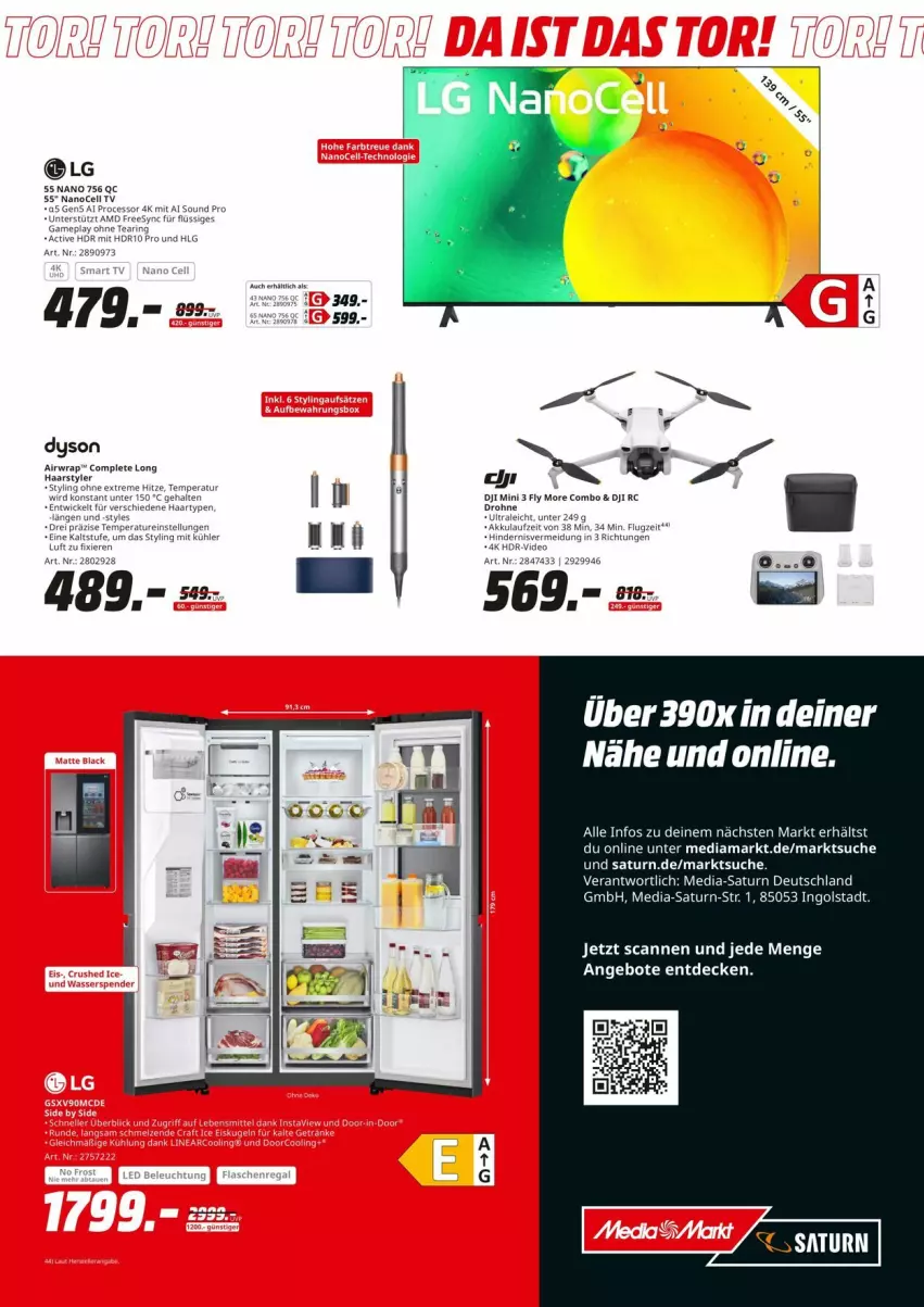 Aktueller Prospekt Saturn - Prospekte - von 12.06 bis 22.06.2024 - strona 12 - produkty: angebot, angebote, decke, Dyson, mediamarkt, Ti