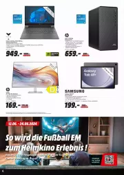 Gazetka promocyjna Saturn - Prospekte - Gazetka - ważna od 22.06 do 22.06.2024 - strona 6 - produkty: Betriebssystem, festplatte, frontkamera, HDMI, Intel, kamera, latte, monitor, Samsung, samsung galaxy, ssd, SSD-Speicher, tablet, Ti