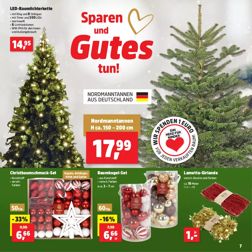 Aktueller Prospekt Thomas Philipps - von 25.11 bis 30.11.2024 - strona 7 - produkty: Anhänger, Bau, Baumkugel, Baumschmuck, Girlande, Kette, Kugel, Lametta, LED-Baum, leds, LG, lichterkette, Mett, Rauch, ring, Schmuck, Ti, timer