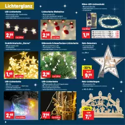 Gazetka promocyjna Thomas Philipps - Gazetka - ważna od 30.11 do 30.11.2024 - strona 8 - produkty: batterie, batterien, Dekostern, Draht, Holz, Kette, Kugel, led-licht, leds, lichterkette, Mütze, Ti, timer, wasser