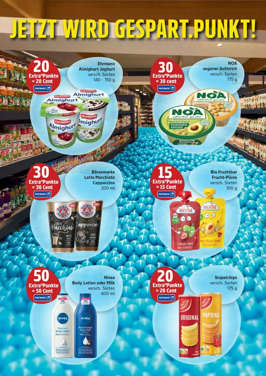 Aktueller Prospekt Edeka - Prospekte - von 07.07 bis 12.07.2025 - strona 21 - produkty: ACC, almighur, almighurt, aufstrich, bärenmarke, bio, body, body lotion, Cap, cappuccino, chia, chips, cin, ehrmann, frucht, joghur, joghurt, latte, latte macchiato, Lotion, mac, macchiato, püree, Ti