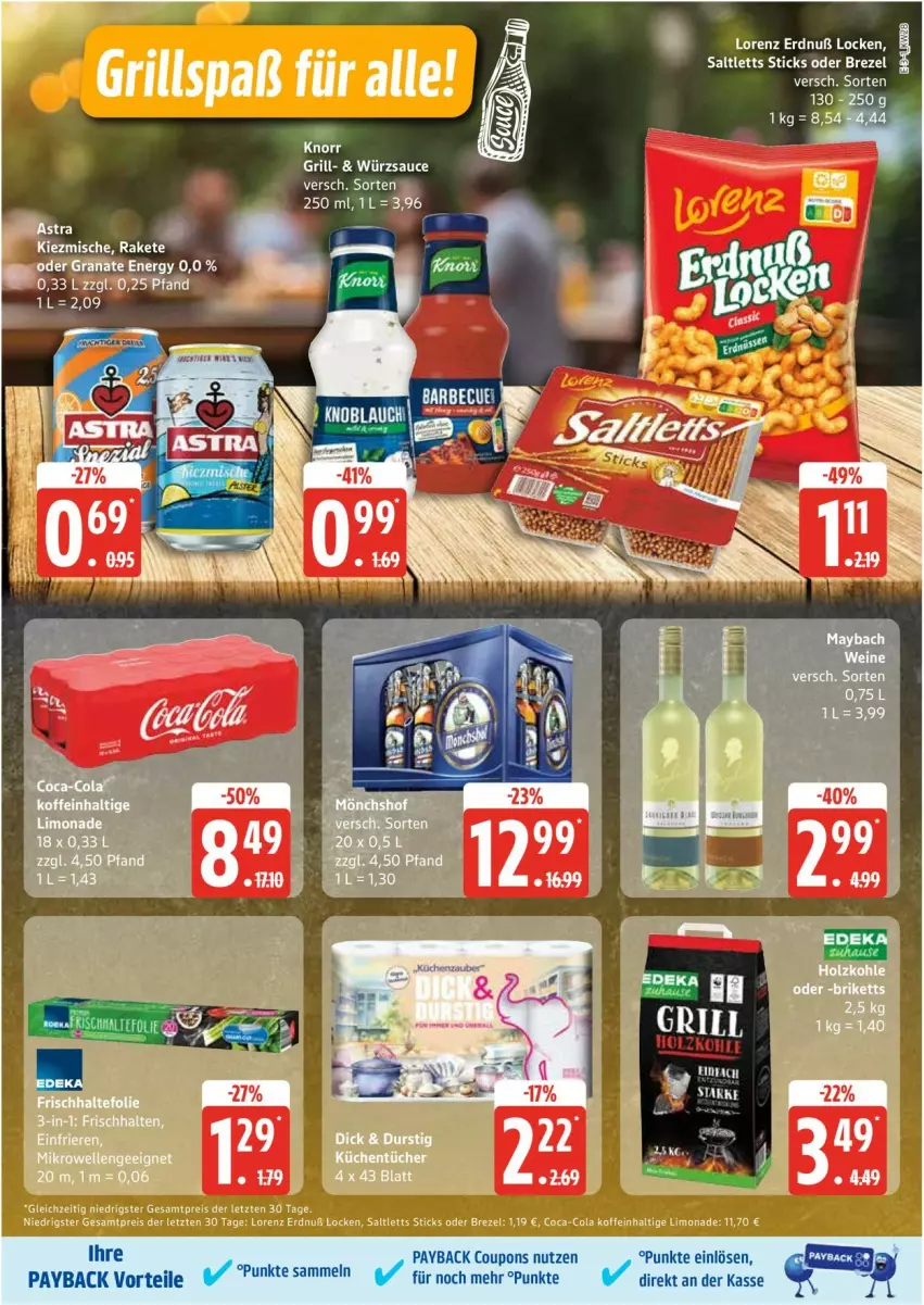 Aktueller Prospekt Edeka - Prospekte - von 07.07 bis 12.07.2025 - strona 3 - produkty: brezel, lorenz, payback, saltletts, Ti