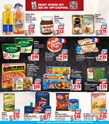 Gazetka promocyjna Hit - Wochenprospekt - Gazetka - ważna od 25.01 do 25.01.2025 - strona 18 - produkty: activia, backmischung, Backmischungen, barilla, beutel, camembert, Cap, cappuccino, cin, coupon, coupons, creme, danone, danone activia, die ofenfrische, Dr. Oetker, eintopf, eis, erasco, erdnüsse, fisch, fischstäbchen, golden toast, iglo, italienische pasta, Le Rustique, linsen, lion, Nescafé, nescafé gold, Nougatcreme, nuss, nutella, Ofen, pasta, reis, sandwich, Ti, toast, topf, tradizionale, ültje, ültje erdnüsse, ZTE