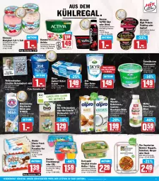 Gazetka promocyjna Hit - Wochenprospekt - Gazetka - ważna od 25.01 do 25.01.2025 - strona 9 - produkty: activia, almighur, almighurt, alpro, arla, arla skyr, aus dem kühlregal, bärenmarke, Becher, bio, burger, butter, Cashew, choco fresh, coupon, creme, danone, danone activia, danone fruchtzwerge, drink, ehrmann, ehrmann almighurt, eier, eiersalat, eis, elinas, elinas joghurt, flasche, frische milch, frucht, fruchtzwerge, gin, haselnuss, irische butter, joghur, joghurt, joghurt mild, kerrygold, Kinder, Kinder Choco fresh, kokos, kokosnuss, kühlregal, mandel, milch, Müller, natur, naturjoghurt, nuggets, nuss, pudding, quark, regal, reis, Ria, salat, schnitzel, Skyr, soya, The Vegetarian Butcher, Ti, Vegeta, weidemilch, weihenstephan, Yo, ZTE