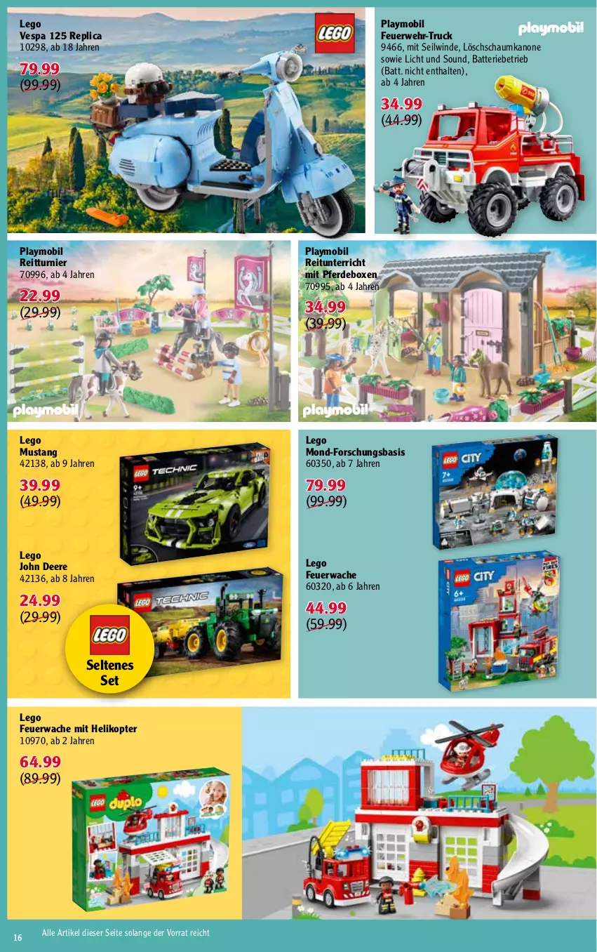 Aktueller Prospekt Globus - Prospekte - von 04.04 bis 16.04.2022 - strona 16 - produkty: batterie, erde, Helikopter, mustang, playmobil, rwe, Ti