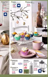 Gazetka promocyjna Globus - Prospekte - Gazetka - ważna od 16.04 do 16.04.2022 - strona 19 - produkty: Blüte, caffe, decke, Deckel, Dekofigur, edelstahl, eier, Holz, kaffee, kaffeebereiter, latte, Löffel, mango, Muffin, papier, sahne, saro, spülmaschinen, Ti, torte