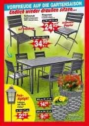 Gazetka promocyjna  - Prospekte - Gazetka - ważna od 22.03 do 22.03.2025 - strona 7 - produkty: Garten, gartenstuhl, Holz, klappstuhl, korb, LG, rückenlehne, stuhl, Ti