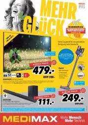 Gazetka promocyjna Medimax - MEDIMAX Prospekt KW01 2022 - Gazetka - ważna od 06.01 do 06.01.2022 - strona 1 - produkty: abholpreise, akku, alexa, amazon alexa, angebot, angebote, dekoration, Draht, Dyson, eis, erde, kraft, LG, mastercard, Mode, Reinigung, reis, rum, smart tv, soundbar, Spektrum, Stielsauger, Subwoofer, telefon, Ti, Tiere, usb, wandhalterung