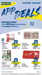 Gazetka promocyjna Metro - App Deals - Gazetka - ważna od 20.09 do 20.09.2025 - strona 1 - produkty: abholpreise, angebot, angebote, beutel, coupon, eis, ferrero, ilag, mars, Metro, metro gastro, Rauch, reis, rwe, starbucks, Ti